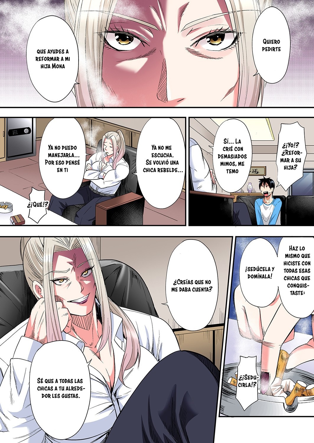 Técnicas sexuales con una mamá gyaru Capítulo 111 - Página 3