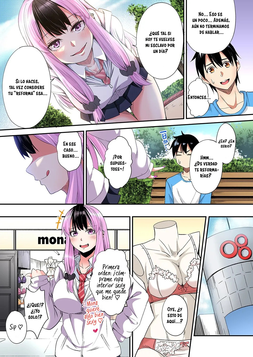 Técnicas sexuales con una mamá gyaru Capítulo 111 - Página 8