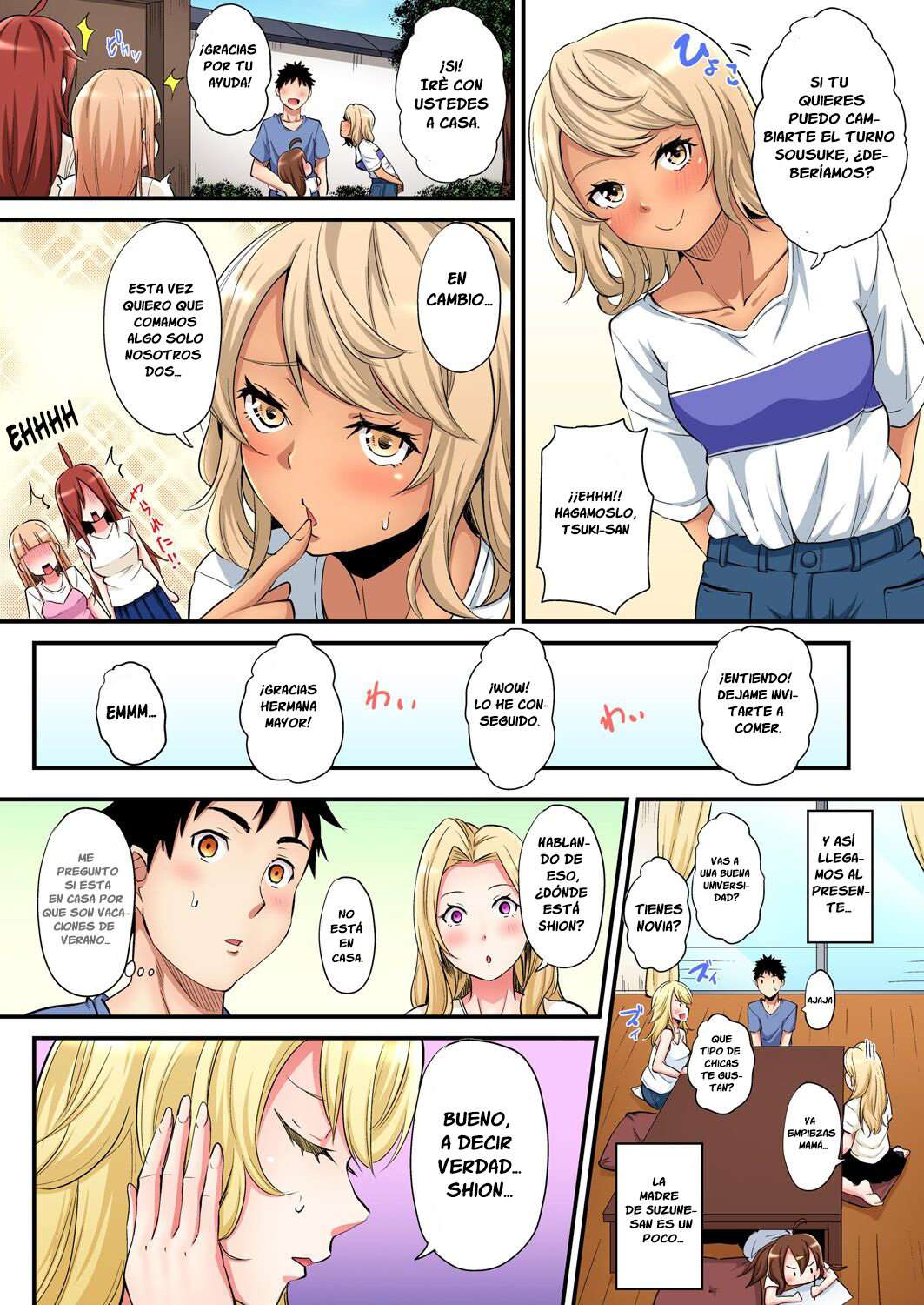 Técnicas sexuales con una mamá gyaru Capítulo 54 - Página 4