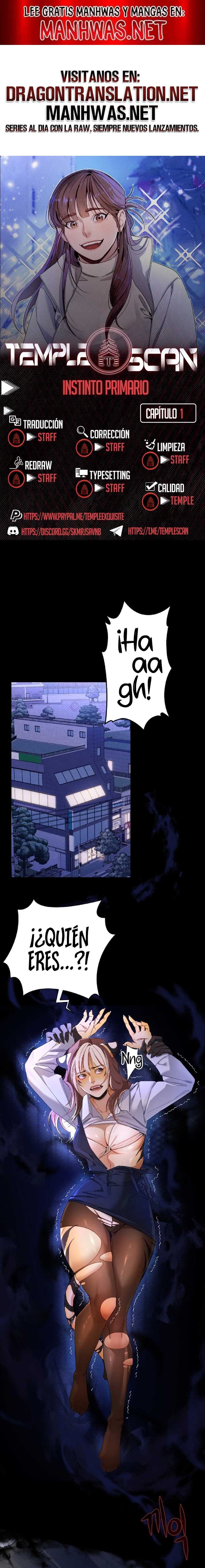 Instinto Primario Capítulo 1 - Página 1