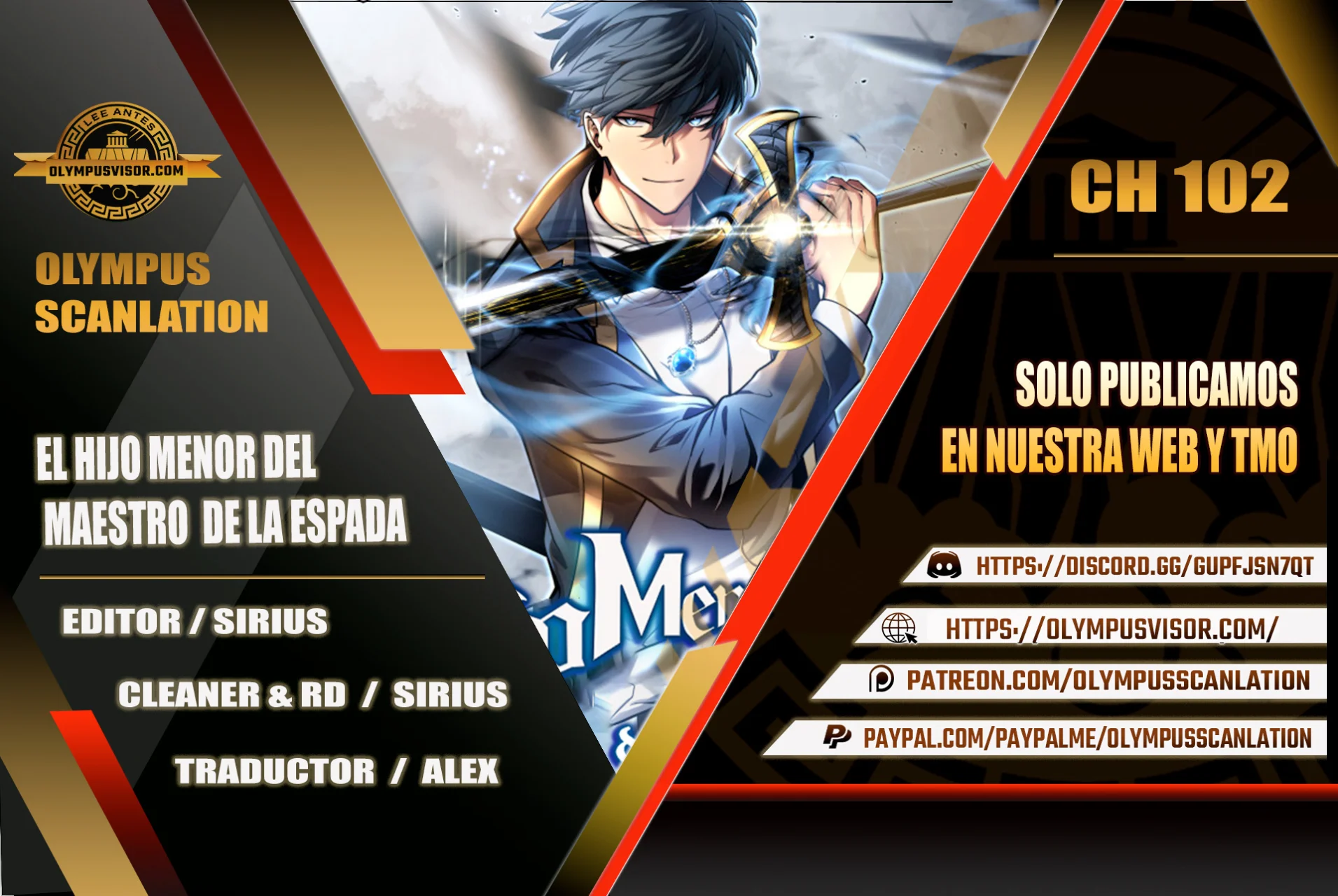 El hijo menor del maestro de la espada Capítulo 102 - Página 1