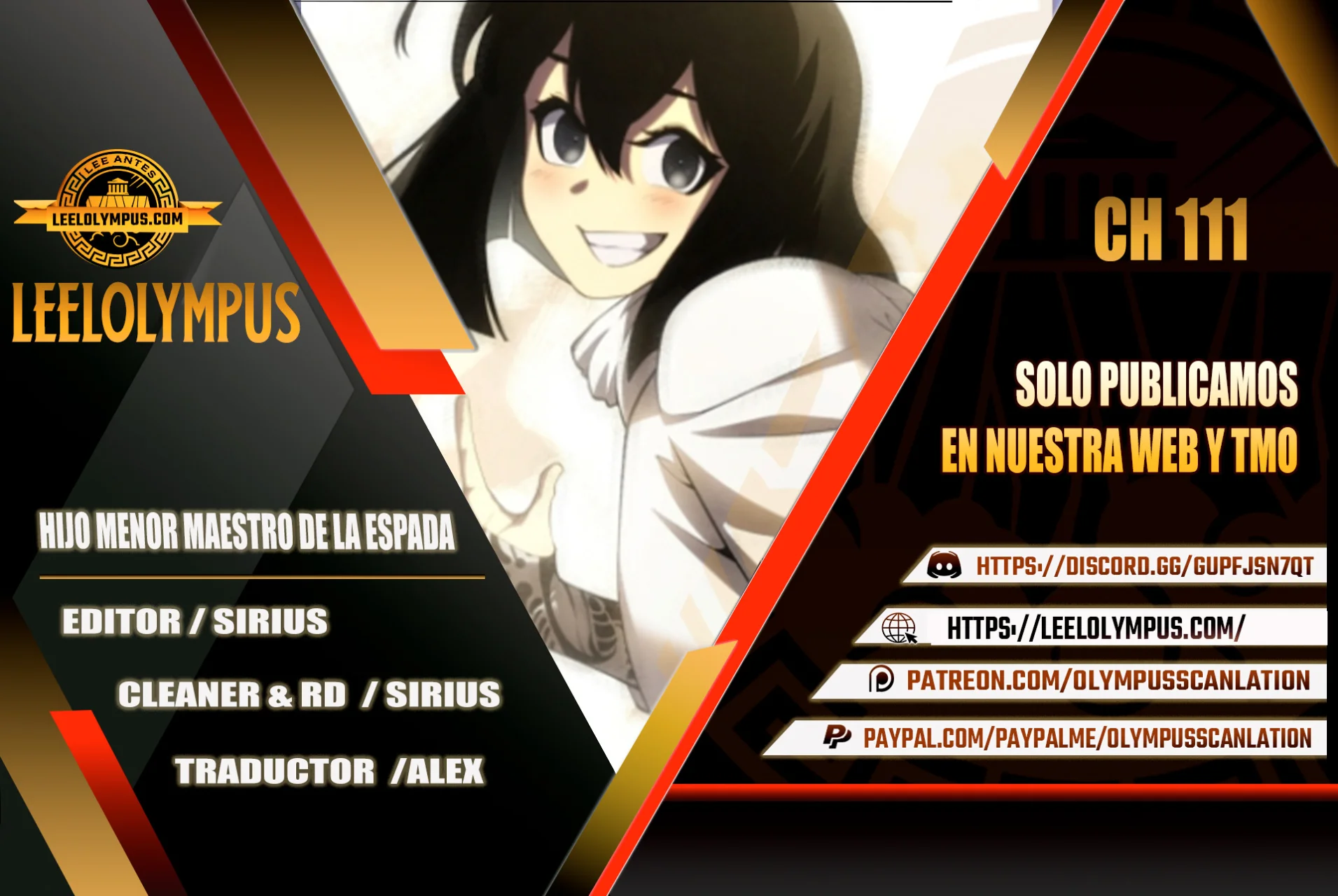 El hijo menor del maestro de la espada Capítulo 111 - Página 1