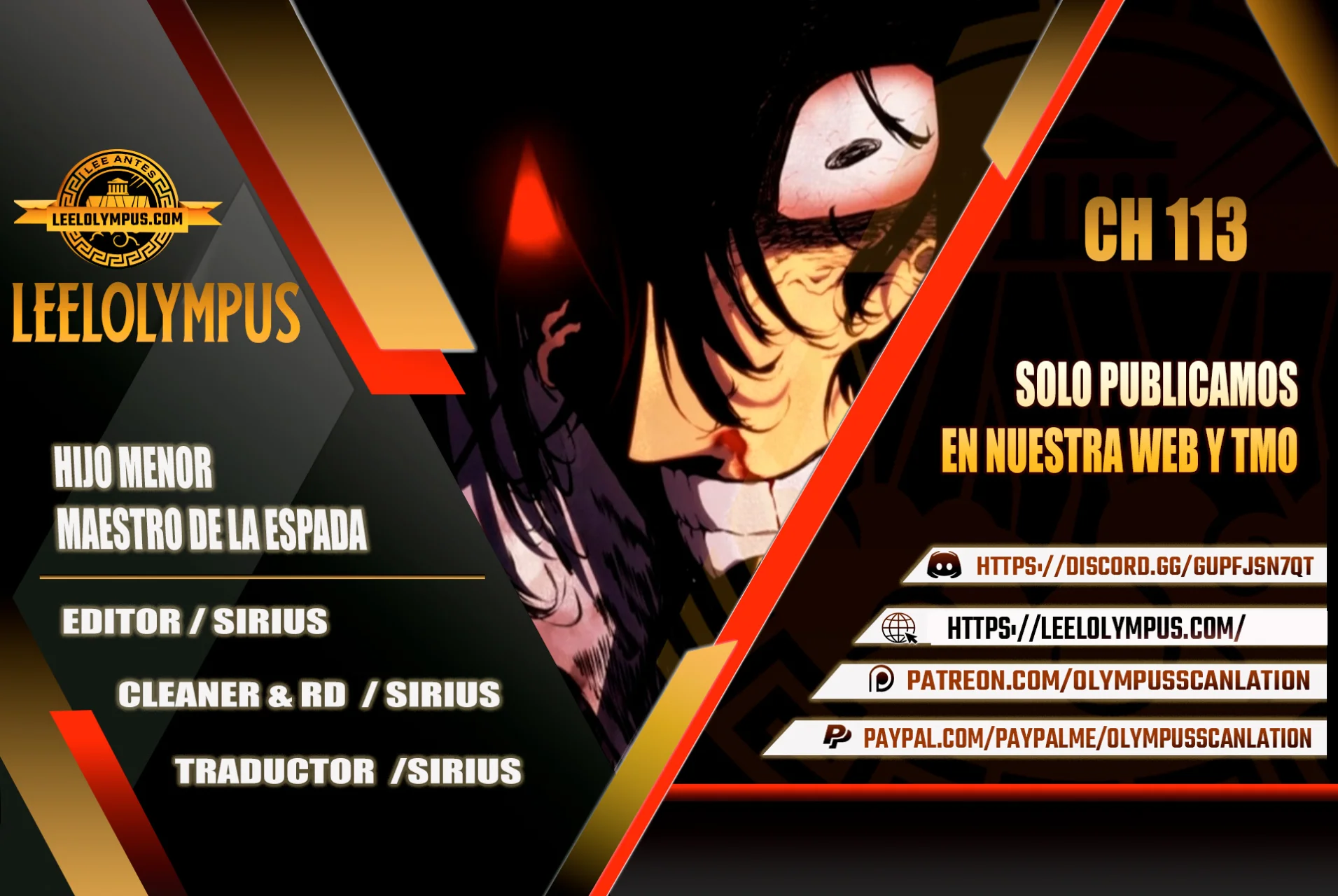 El hijo menor del maestro de la espada Capítulo 113 - Página 1