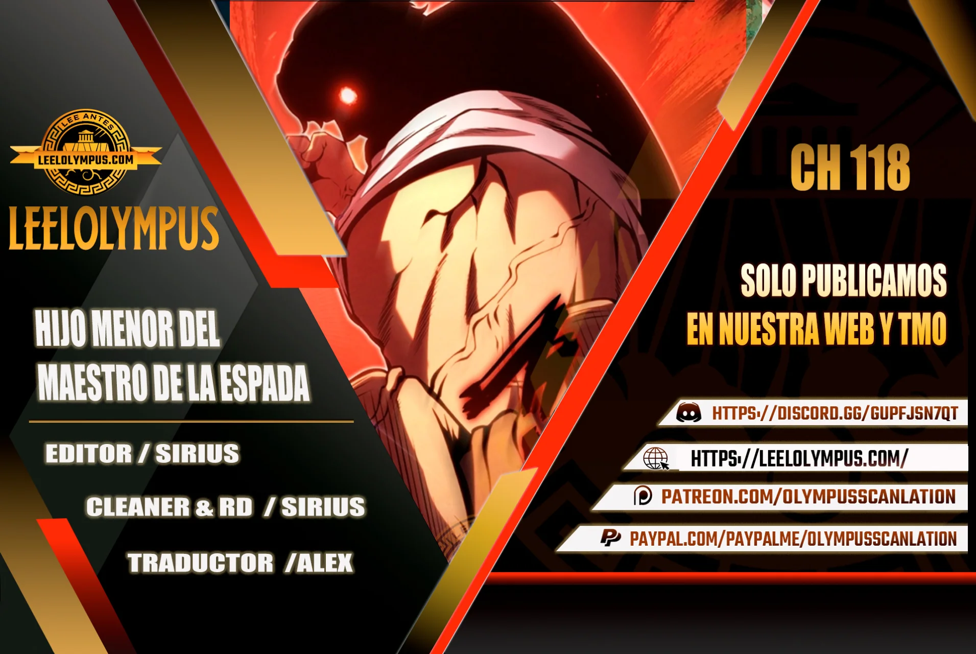 El hijo menor del maestro de la espada Capítulo 118 - Página 1