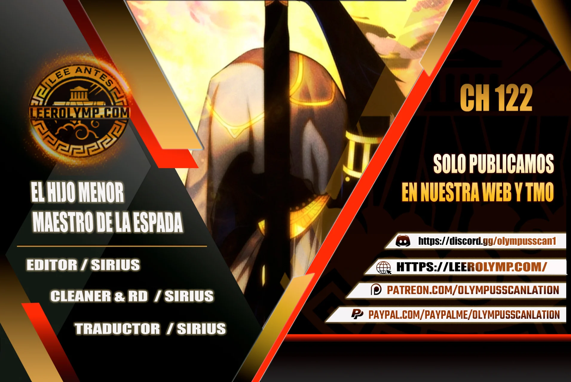 El hijo menor del maestro de la espada Capítulo 122 - Página 1