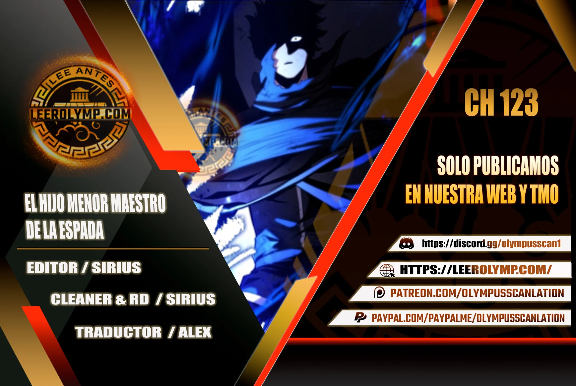 El hijo menor del maestro de la espada Capítulo 123 - Página 1