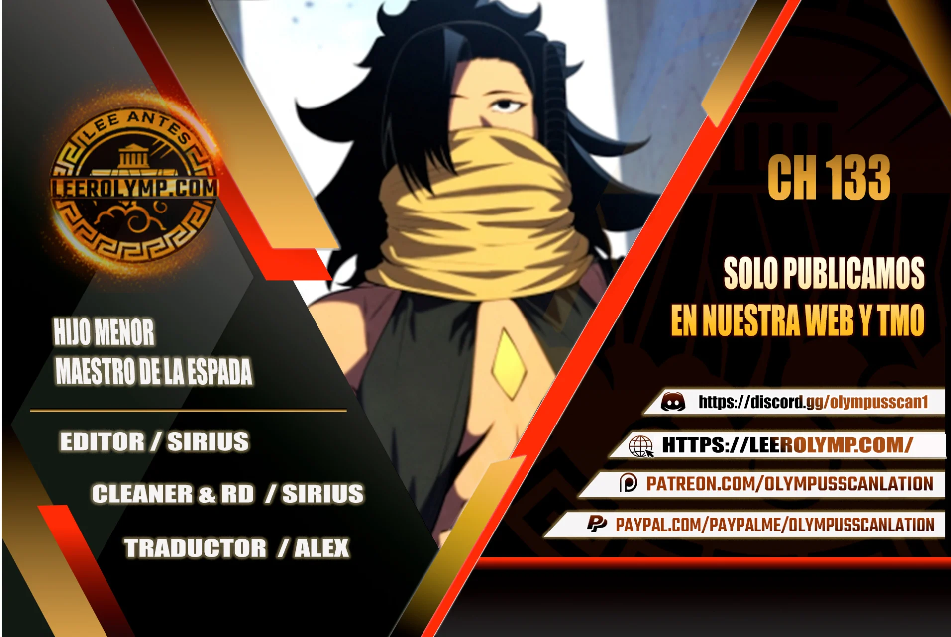 El hijo menor del maestro de la espada Capítulo 133 - Página 1