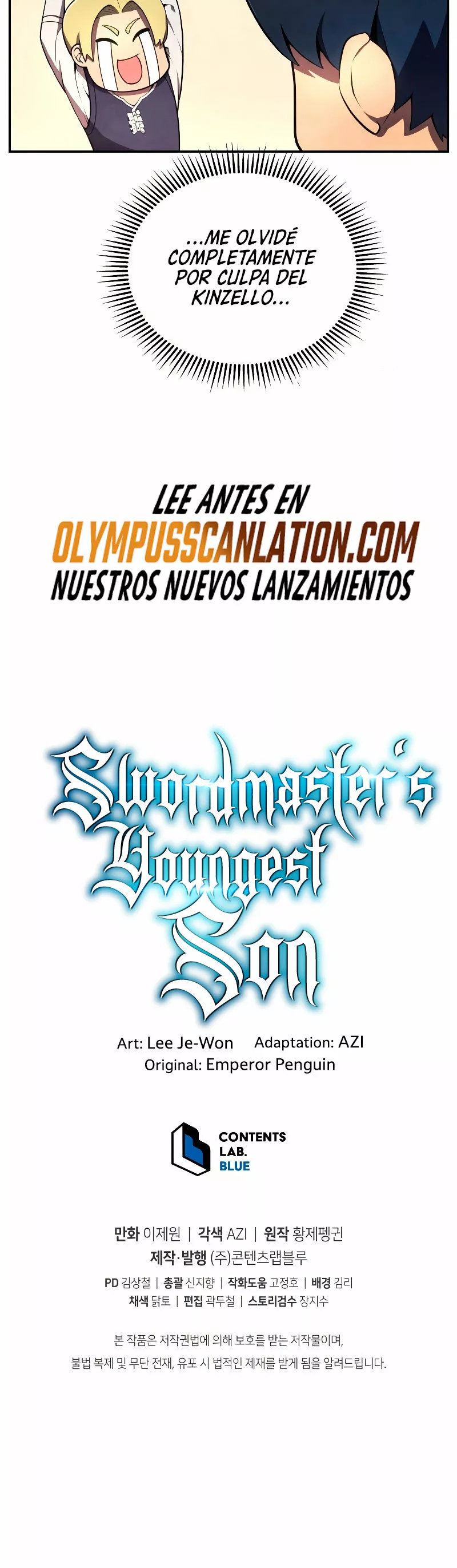 El hijo menor del maestro de la espada Capítulo 18 - Página 45