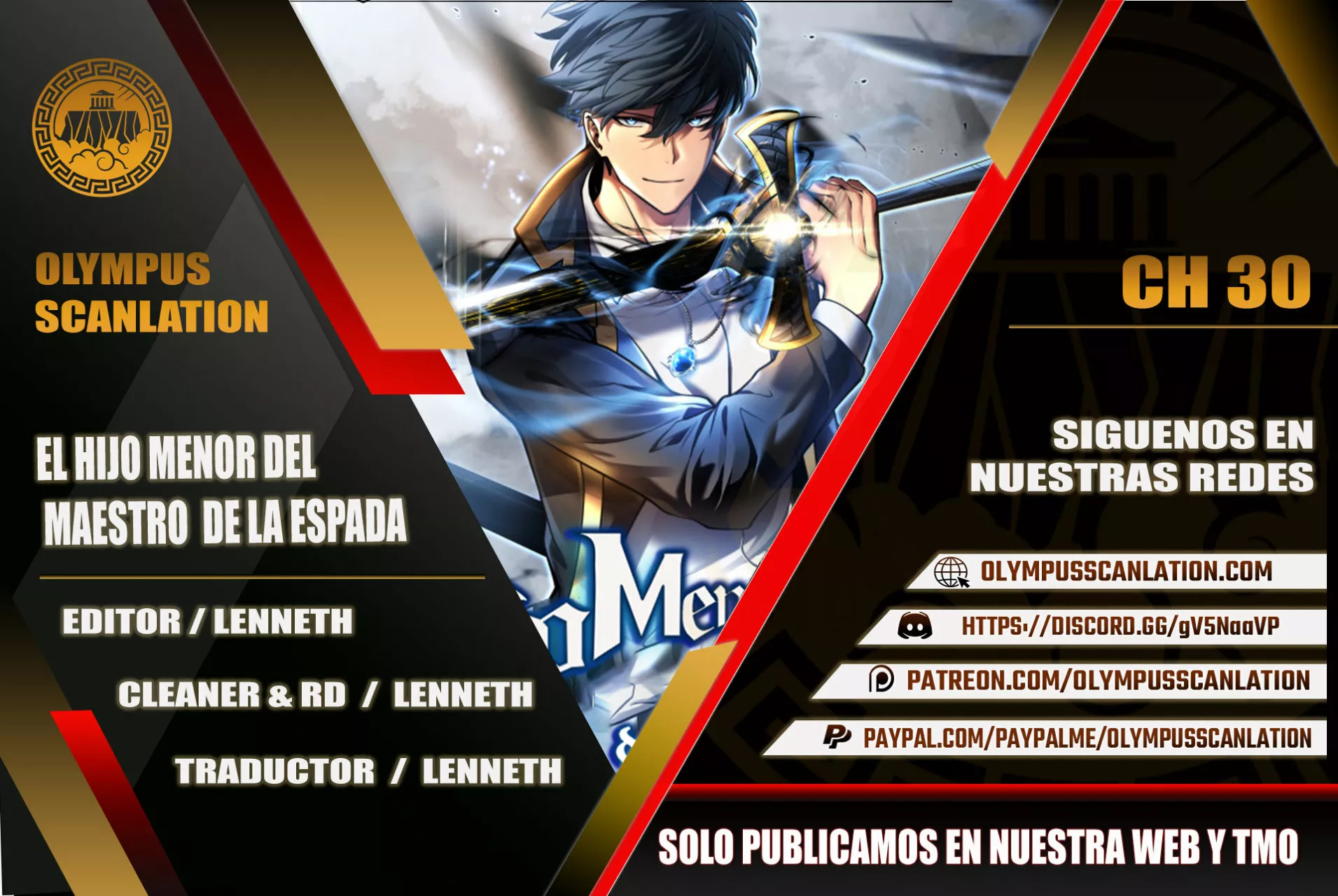 El hijo menor del maestro de la espada Capítulo 30 - Página 1