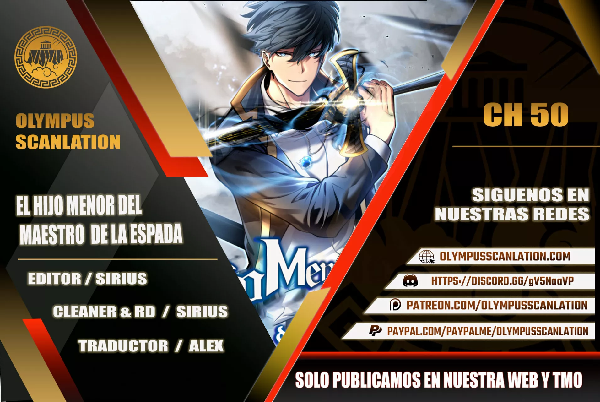 El hijo menor del maestro de la espada Capítulo 50 - Página 1