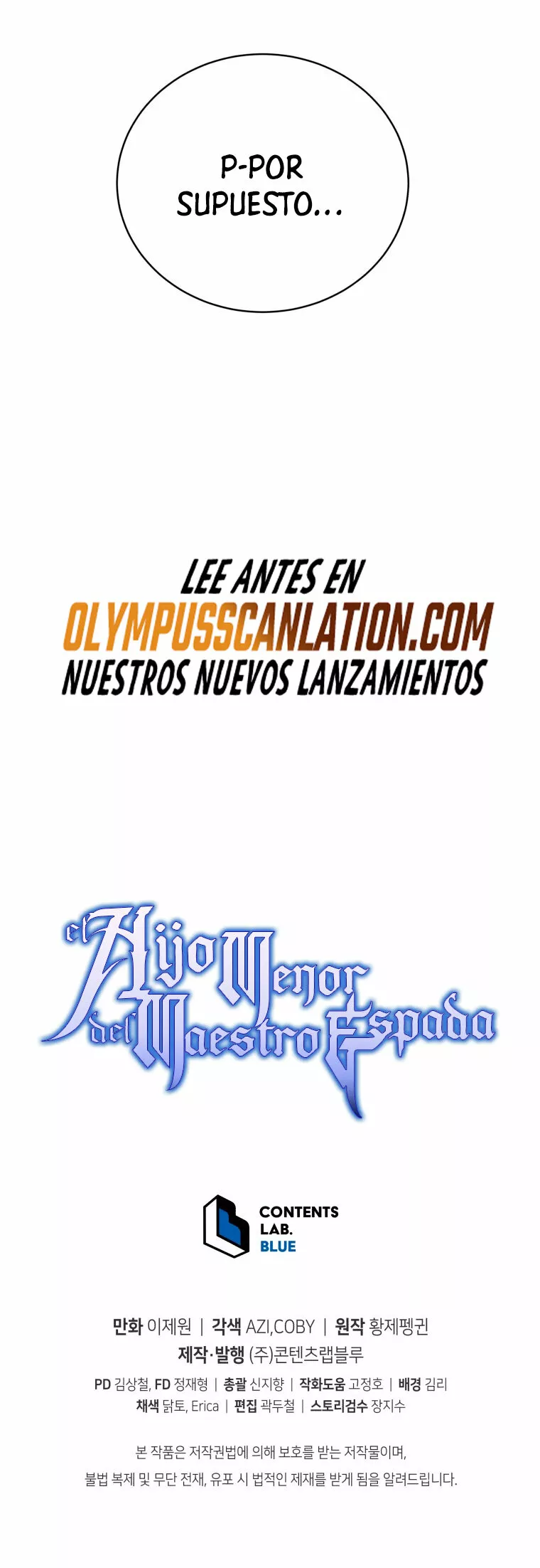 El hijo menor del maestro de la espada Capítulo 58 - Página 62