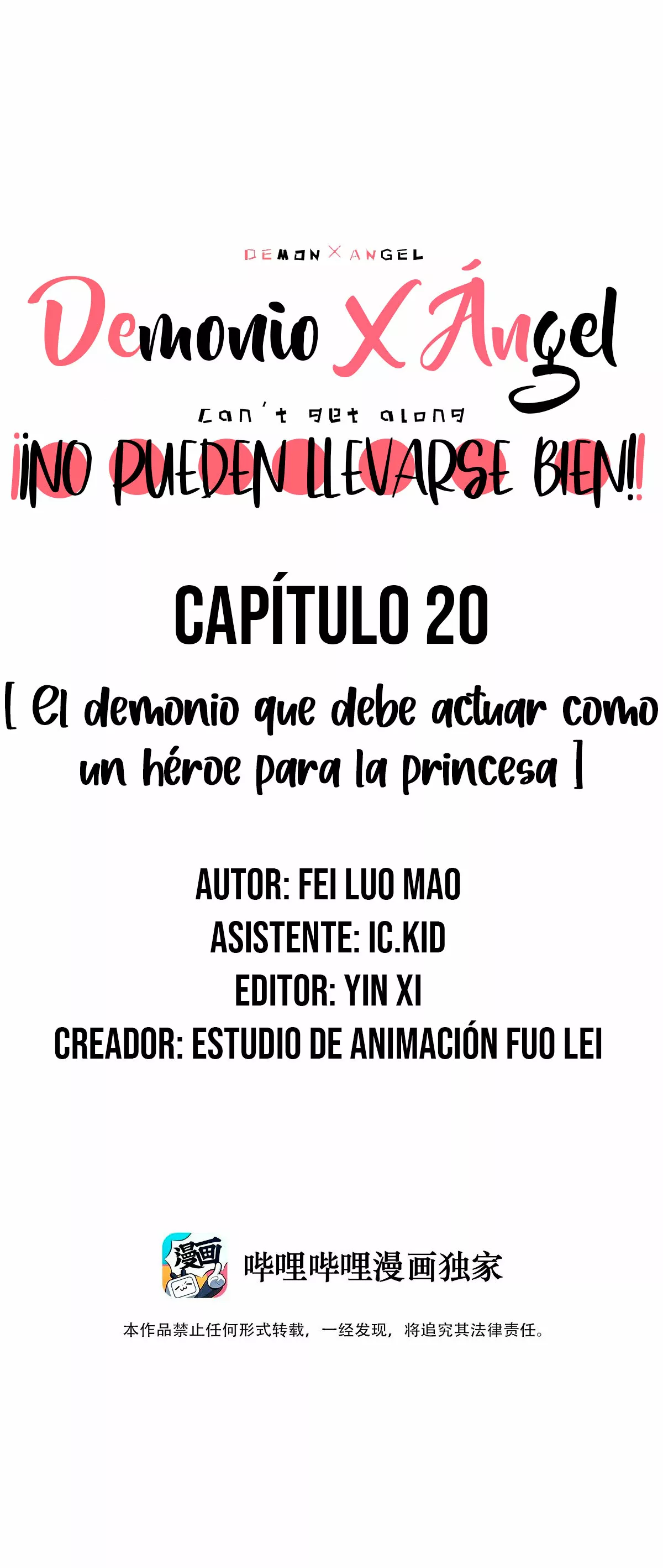 Demon X Angel No Pueden Llevarse Bien Capítulo 20 - Página 3