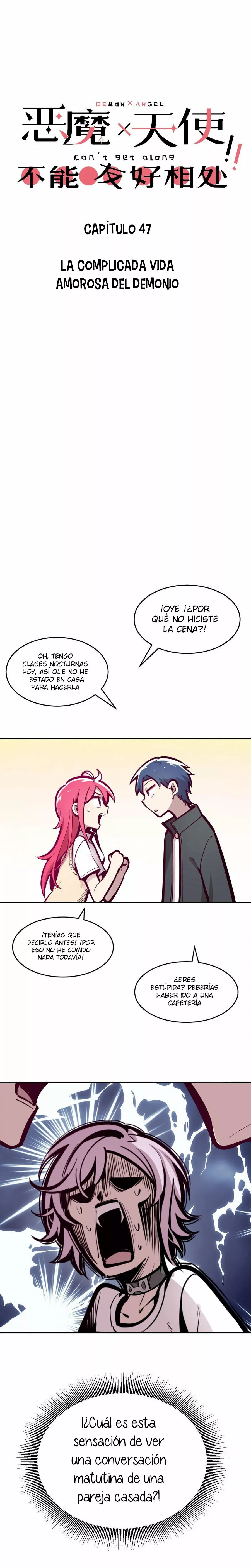 Demon X Angel No Pueden Llevarse Bien Capítulo 47 - Página 2