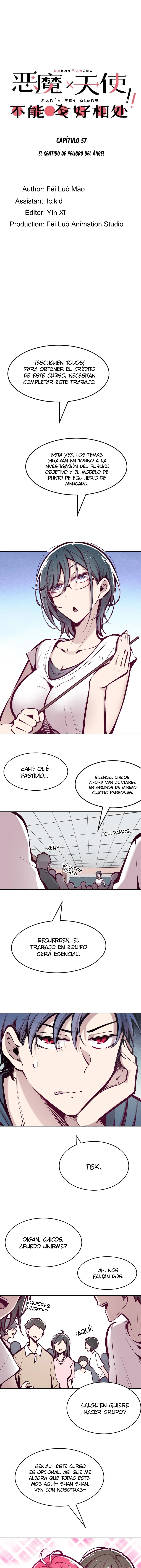 Demon X Angel No Pueden Llevarse Bien Capítulo 57 - Página 2