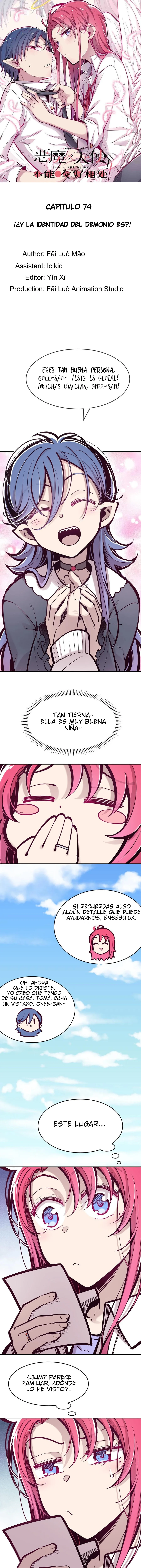 Demon X Angel No Pueden Llevarse Bien Capítulo 74 - Página 1
