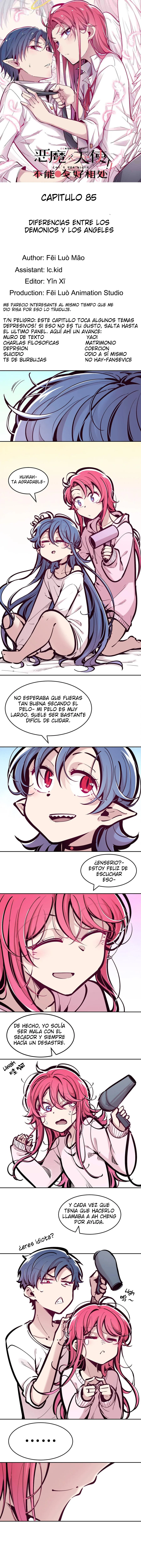 Demon X Angel No Pueden Llevarse Bien Capítulo 85 - Página 1