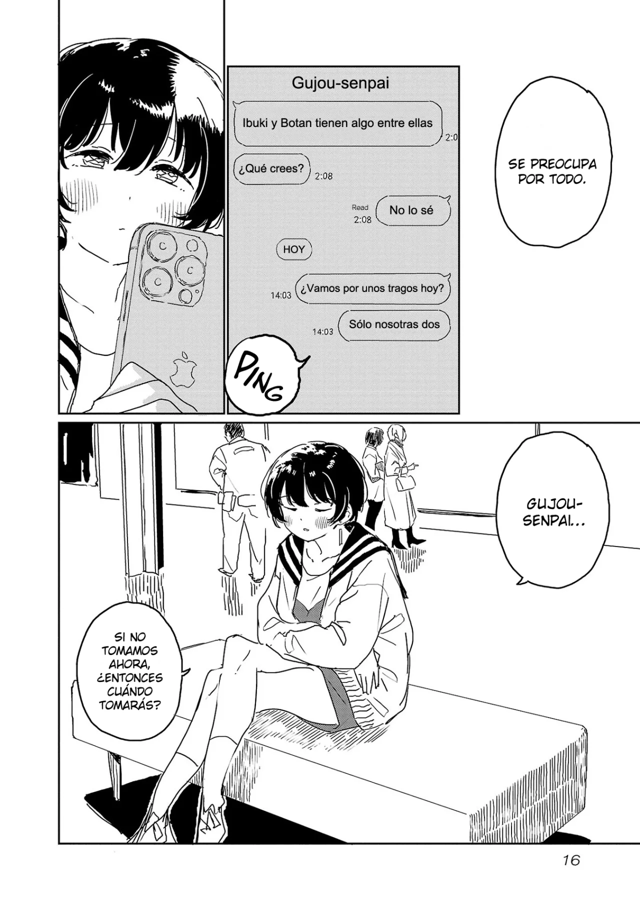 Kamiina Botan, Yoeru Sugata Wa Yuri No Hana Capítulo 28 - Página 16