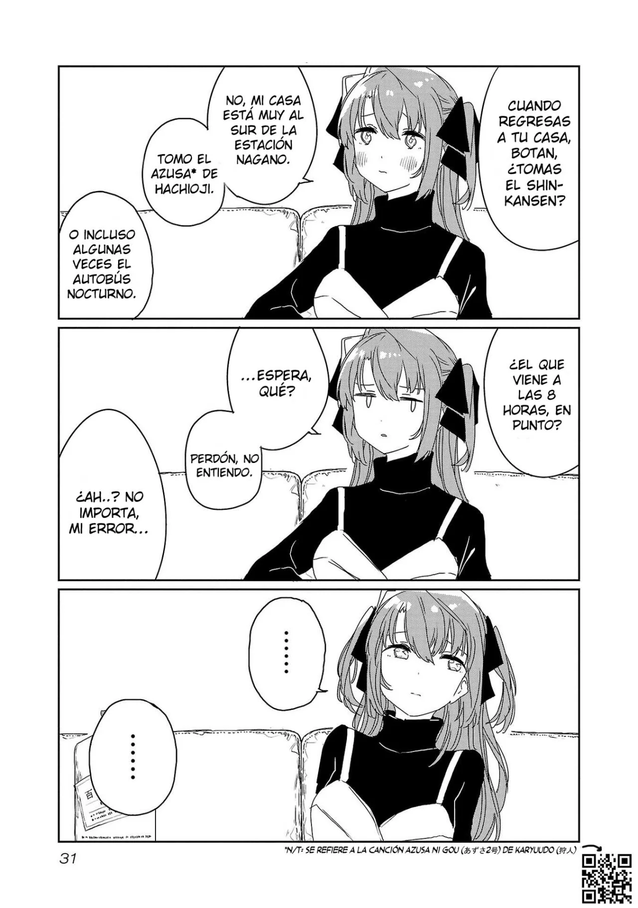 Kamiina Botan, Yoeru Sugata Wa Yuri No Hana Capítulo 30 - Página 4